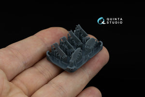 Quinta Studio QT72015 Yak-1 Undercarriage covers (Zvezda) 1/72 – Bild 5