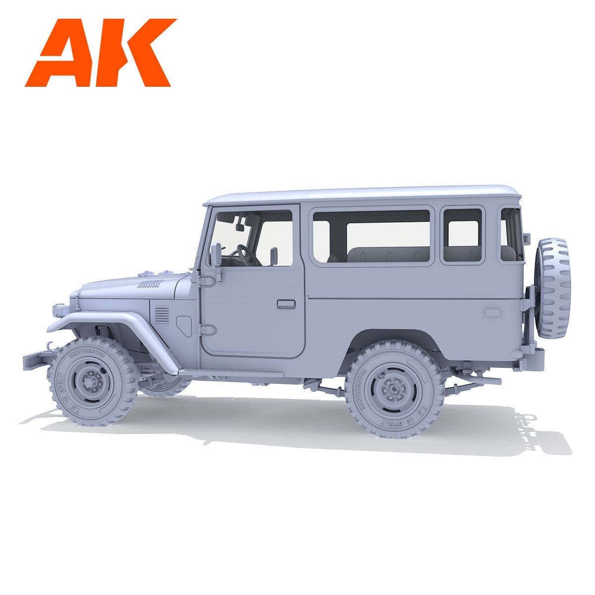 AK Interactive AK35001 FJ43 SUV AVEC TOIT RIGIDE 1/35 – image 6