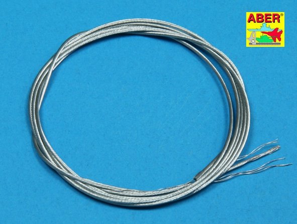 Câbles de remorquage en acier inoxydable Aber TCS10, diamètre 1,0 mm, longueur 1 m