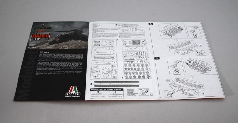 Italeri 74001 TIGER II - WoT- MODEL SET 1/72 – image 5
