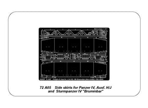 Aber 72A05 Side skirts for PzKpfw IV (HJ),Brummbar / Side skirts for PzKpfw IV (HJ),Brummbar 1/72 – Bild 6
