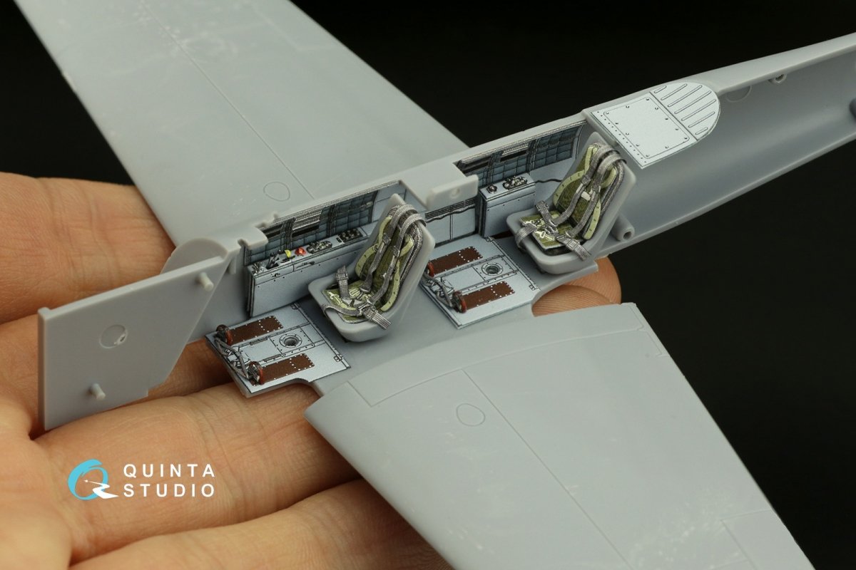Quinta Studio QD48019 Yak-52 3D-Printed &amp;amp; colored Interior on decal paper (ARK) 1/48 – Bild 8