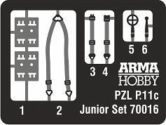 Arma Hobby 70016 PZL P.11c Junior Set 1/72 – image 2