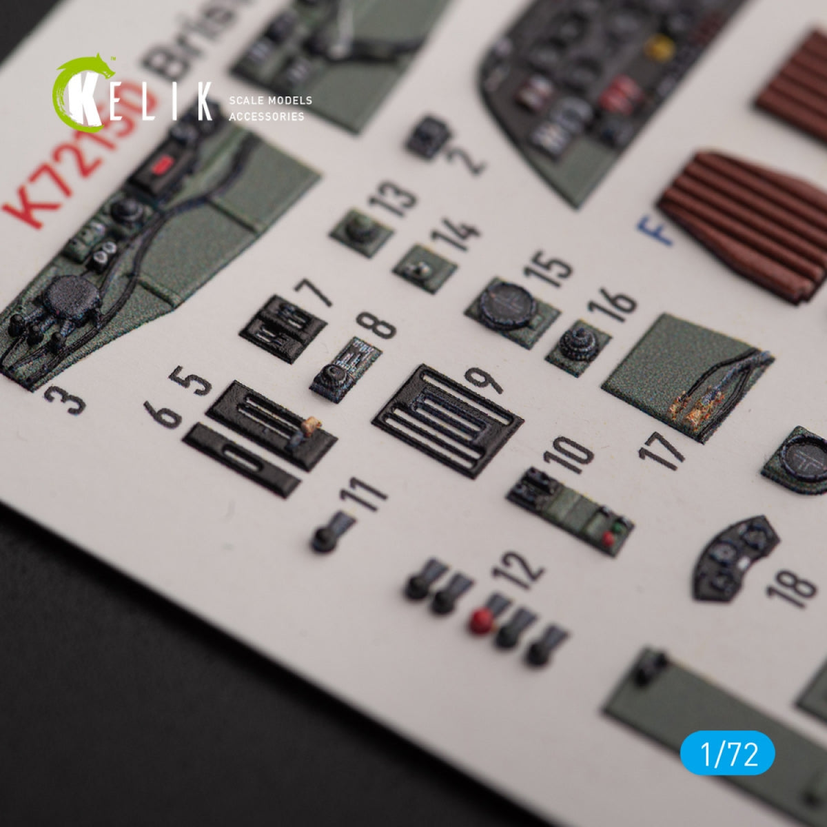 KELIK K72150 Bristol Beauhfighter TF.X - interior 3D decals for Airfix kit 1/72 – image 5