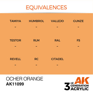 AK Interactive AK11099 OCHER ORANGE – STANDARD 17ml – Bild 2