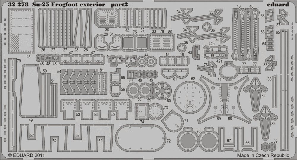 Eduard 32278 Su-25 Frogfoot extérieur TRUMPETER (1/32) – image 2
