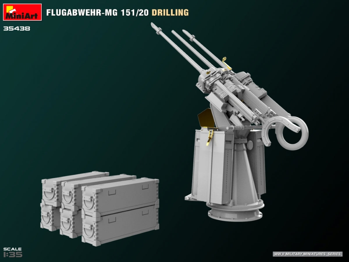 MiniArt 35438 FLUGABWEHR-MG 151/20 DRILLING 1/35 – obrázek 7