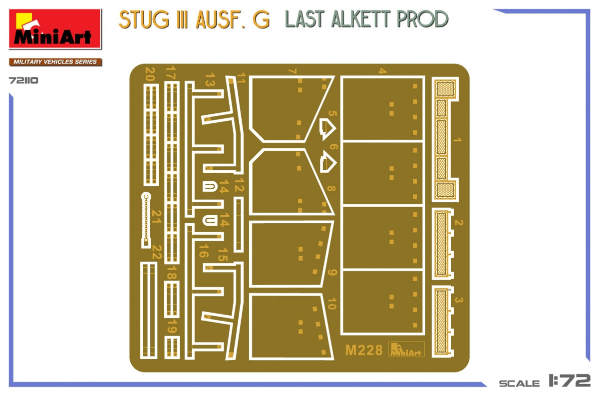 MiniArt 72110 StuG III Ausf. G Last Alkett Prod 1/72 – image 3