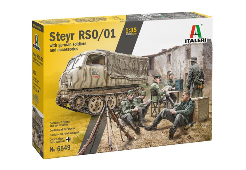 Italeri 6549 STEYR RSO/01 with GERMAN SOLDIERS 1/35 – Bild 2