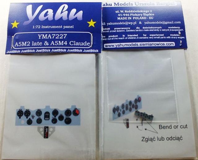 Yahu YMA7227 A5M2 Late &amp; A5M4 (Fujimi / Hobby Boss / Doyusha) 1/72