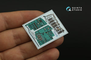 Quinta Studio QD48417 F-15C Eletronics bay 3D-Printed colored Interior on decal paper (Academy) 1/48 – immagine 3