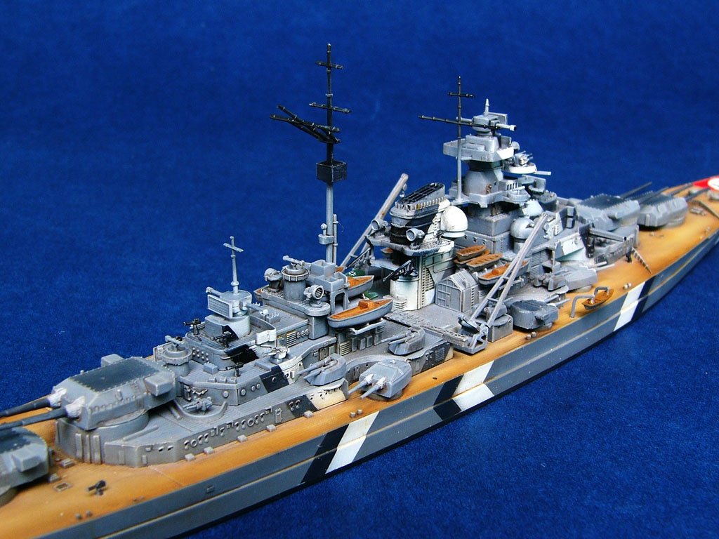 Trumpeter 05711 Germany Bismarck Battleship 1941 1/700 – obrázek 5