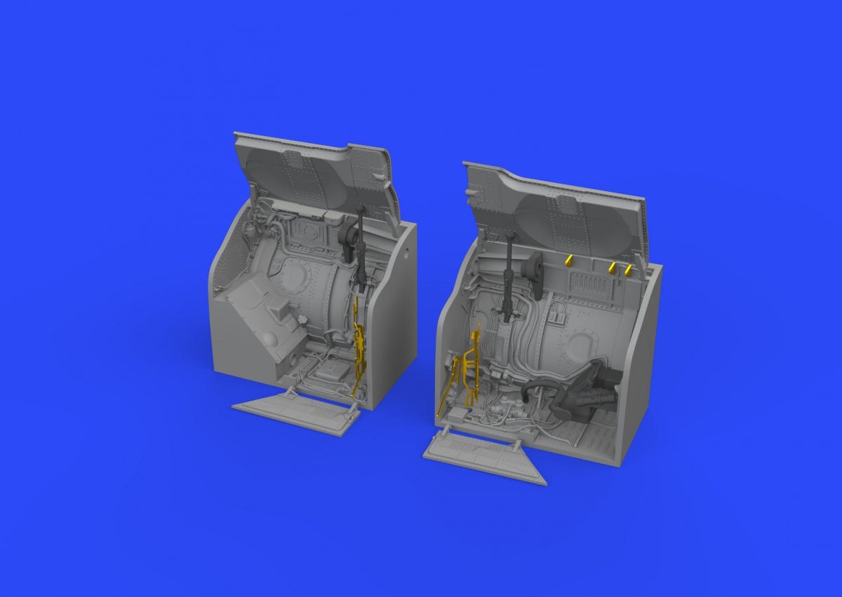Eduard 648428 MiG-23ML main wheels bay EDUARD, TRUMPETER 1/48 – image 3