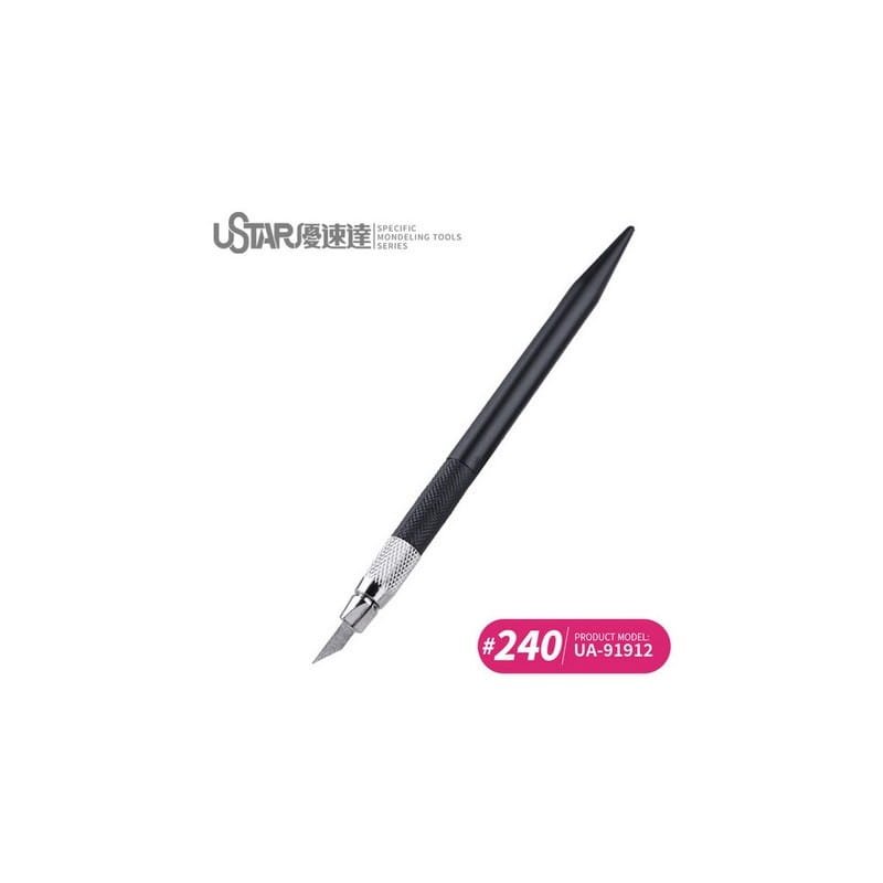 U-Star UA-91912 Corundum Abrasive Pen 240#