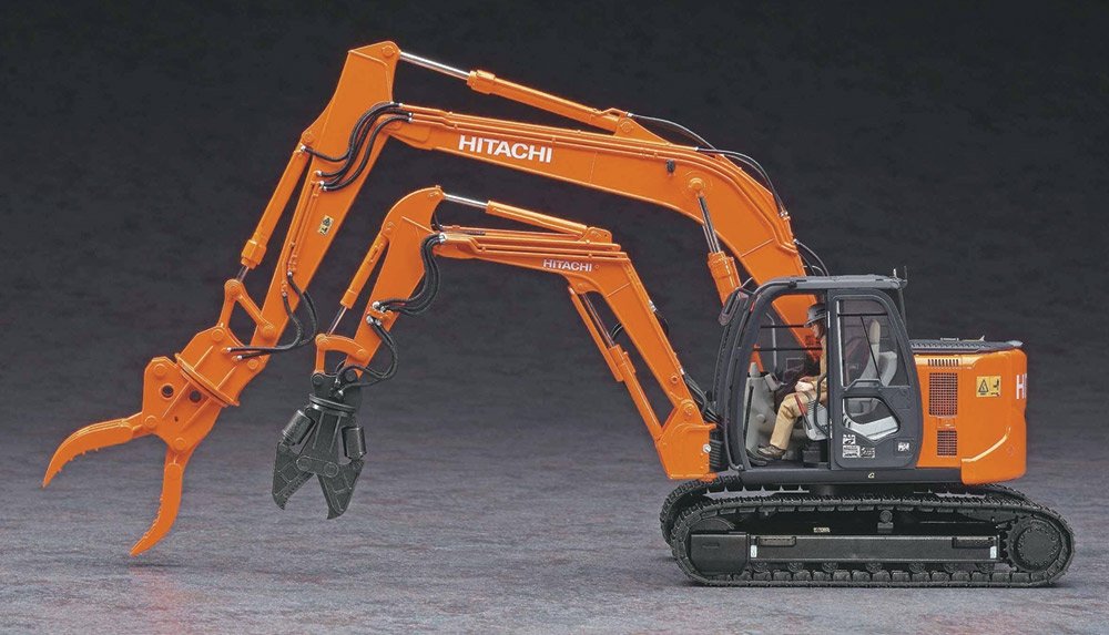 Hasegawa SW04 Hitachi Double Arm Working Machine Astaco Neo 1/35 – Bild 2