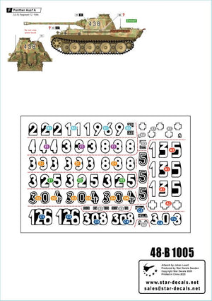 Star Decals 48-B1005 HJ Panthers. 12. SS-Hitlerjugend PzKpfw IV en France 1944 1/48 – image 2