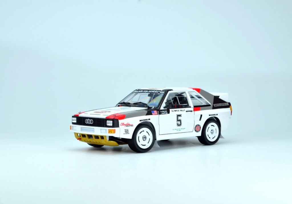 NuNu PN24023 Audi SPORT QUATTRO S1 &amp;#39;86 US OLYMPUS RALLY 1/24 – Bild 6