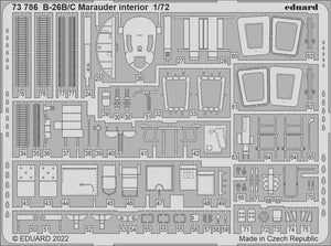 Eduard 73786 B-26B/ C Marauder interior HOBBY 2000, HASEGAWA 1/72 – obrázek 2