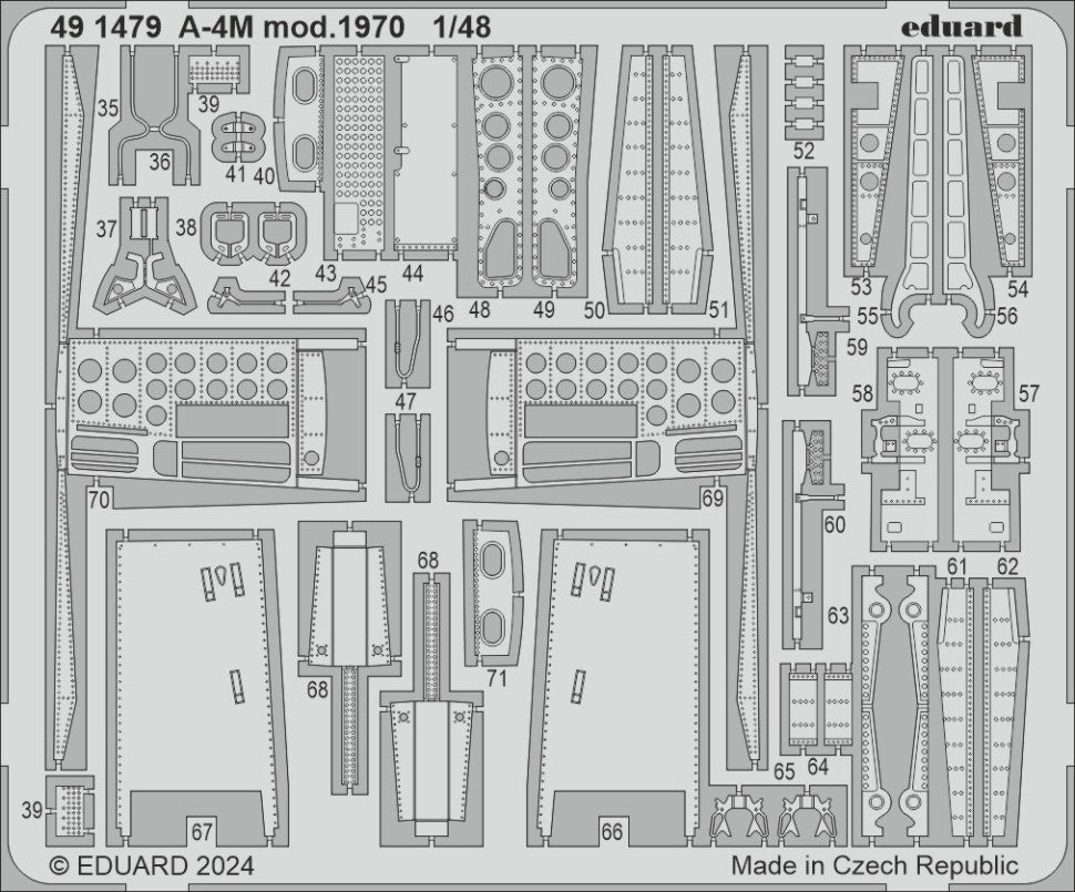 Eduard BIG49434 A-4M Mod. 1970 detail set for Magic Factory 1/48 – obrázek 4
