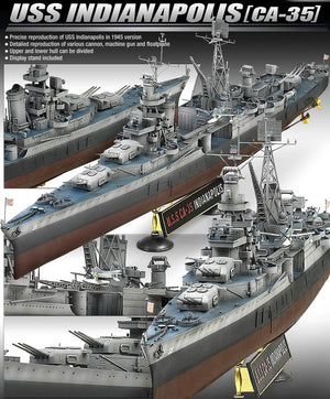 Academy 14107 USS INDIANAPOLIS 1/350 – zdjęcie 2