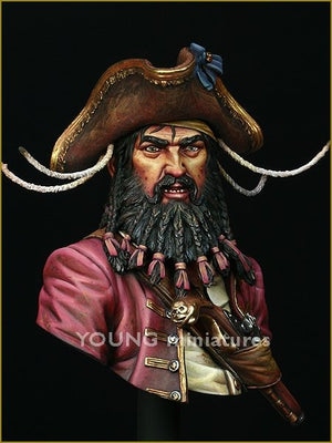 Young Miniatures YH1823 BLACK BEARD 1718 Queen Anne&amp;#39;s Revenge 1/10 – Bild 7