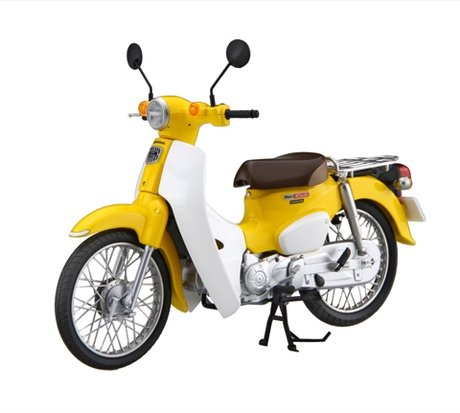 Fujimi 141879 B-NX-1 EX-5 Honda Super Cub 110 (Pearl Flash Yellow) 1/12 – obrázek 2