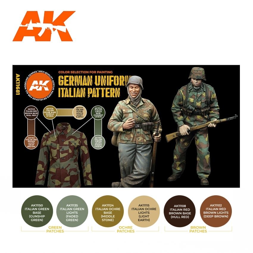 AK Interactive AK11681 GERMAN UNIFORM ITALIAN PATTERN – Bild 2