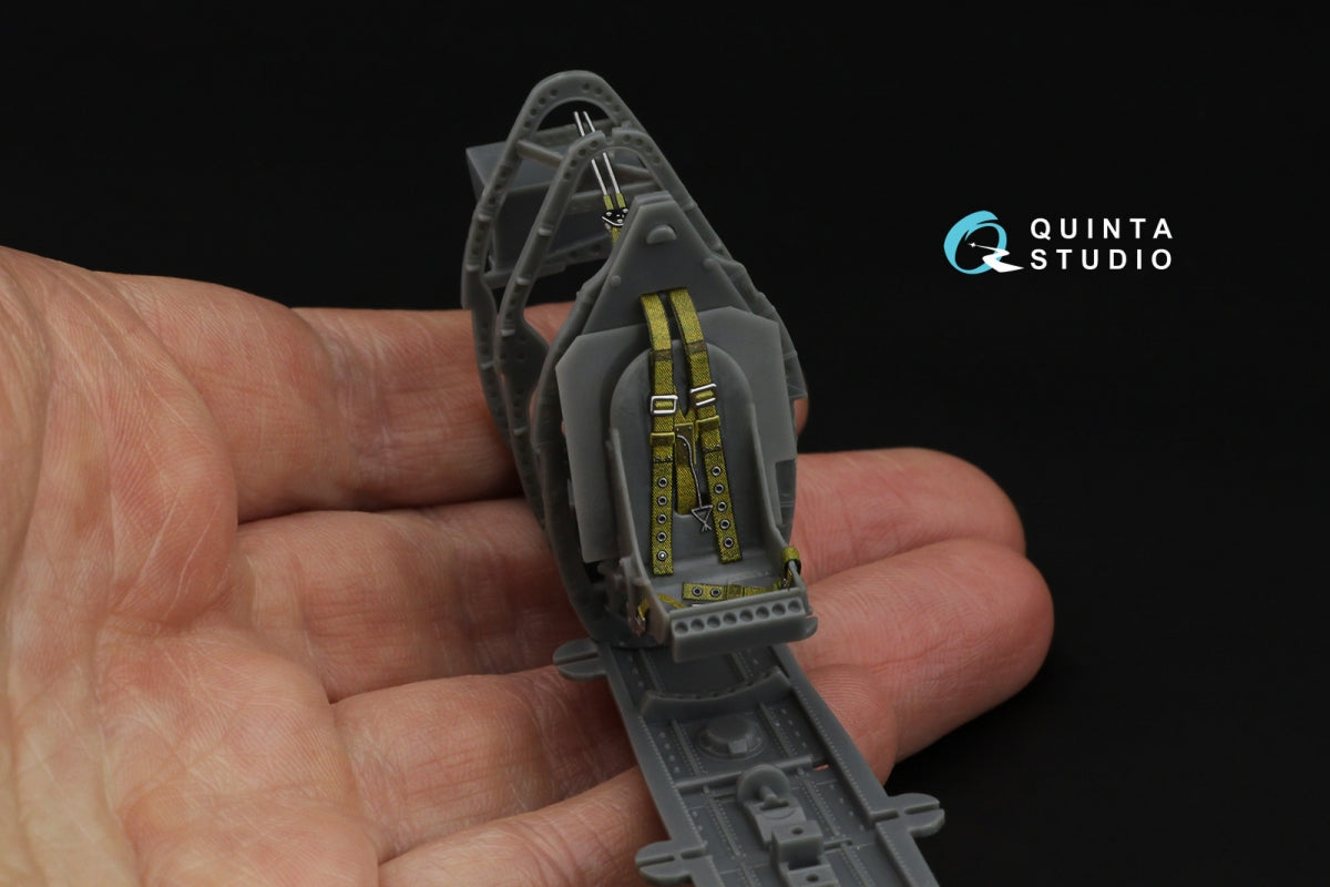 Quinta Studio QR+32045 British Fighter Seatbelts, pre-war/early WWII (with metal buckles) (All kits) 1/32 – image 6