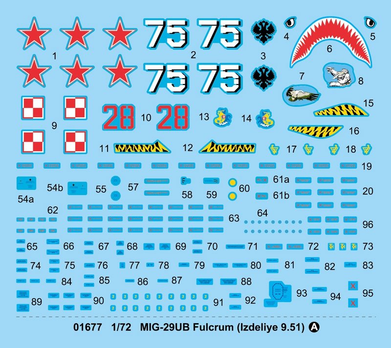 Trumpeter 01677 MIG-29UB Fulcrum Izdeliye 9.51 1/72 – Bild 5