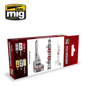 AMMO of Mig Jimenez 7130 STAR DEFENDERS SCI-FI COLORS 6x17ml – obrázek 2