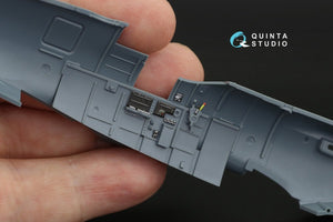 Quinta Studio QD48133 Spitfire Mk.I 3D-Printed &amp;amp; colored Interior on decal paper (Eduard) 1/48 – obrázek 5