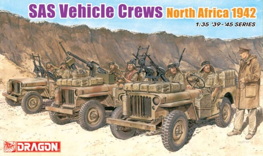 Dragon 6682 SAS Vehicle Crews North Africa 1942 1/35