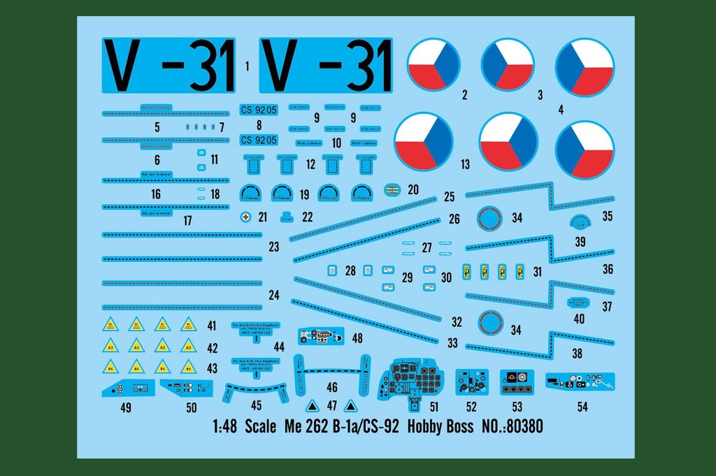 Hobby Boss 80380 Me 262 B-1a/CS-92 1/48 – Bild 3