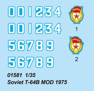 Trumpeter 01581 Soviet T-64B MOD 1975 1/35 – imagen 11