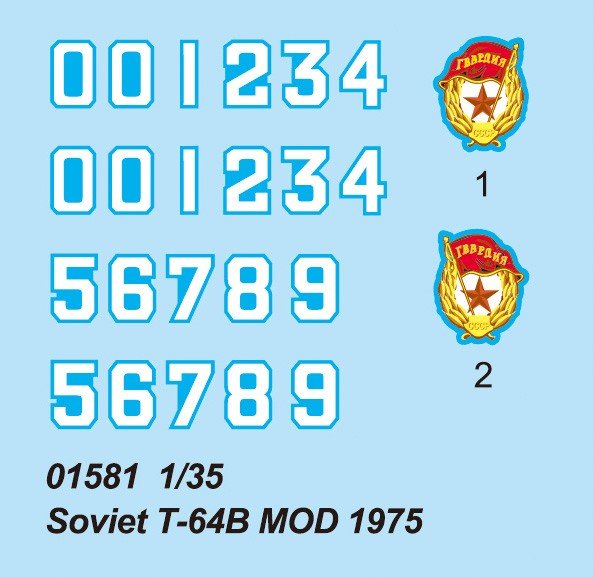 Trumpeter 01581 Soviet T-64B MOD 1975 1/35 – imagen 11