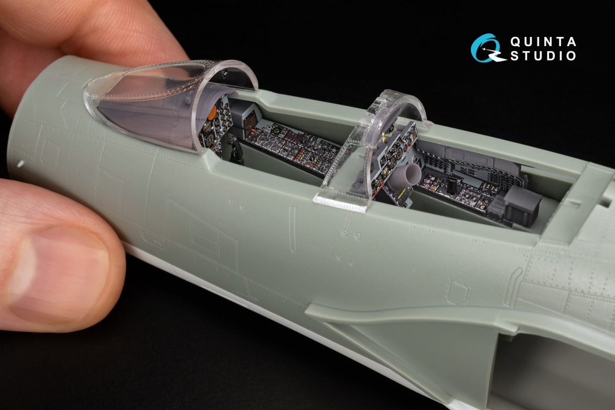 Quinta Studio QDS+48487 F-4C Phantom II 3D-Printed &amp;amp; colored Interior on decal paper (Academy) (Small version) (with 3D-printed resin parts) 1/48 – immagine 10