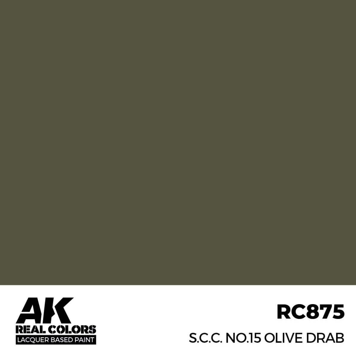 AK Interactive RC875 SCC n° 15 Vert olive 17 ml