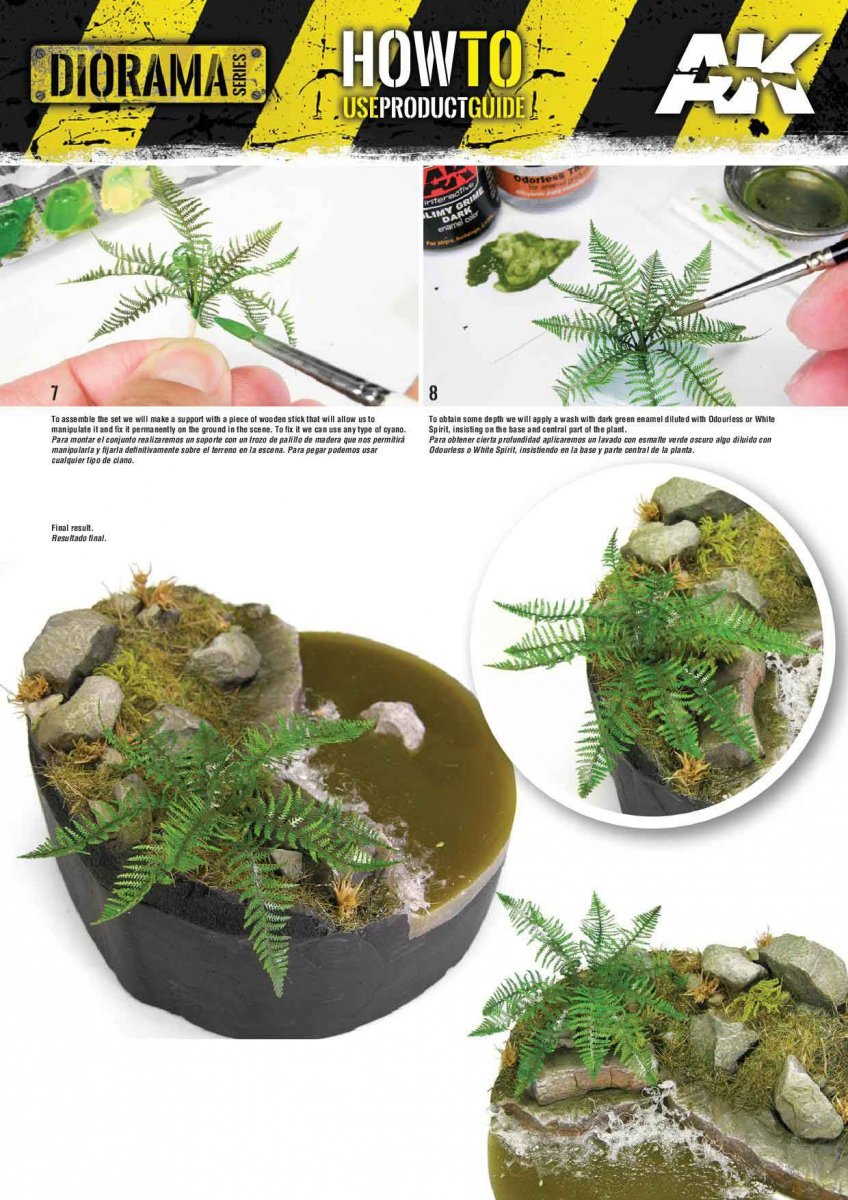 AK Interactive AK8138 JUNGLE PLANTS SET 1/32 AND 1/35 – Bild 3