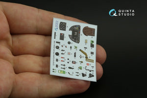 Quinta Studio QD48144 Spitfire PR.XIX 3D-Printed &amp;amp; colored Interior on decal paper (Airfix) 1/48 – image 4