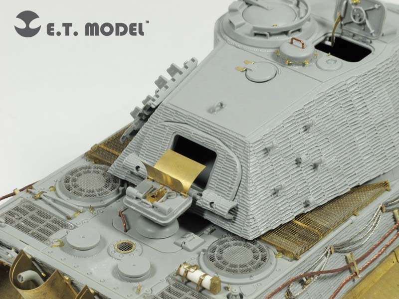 E.T. Model E35-033 WWII German KING TIGER （Porsche Turret）(For DRAGON Kit) 1/35 – zdjęcie 5
