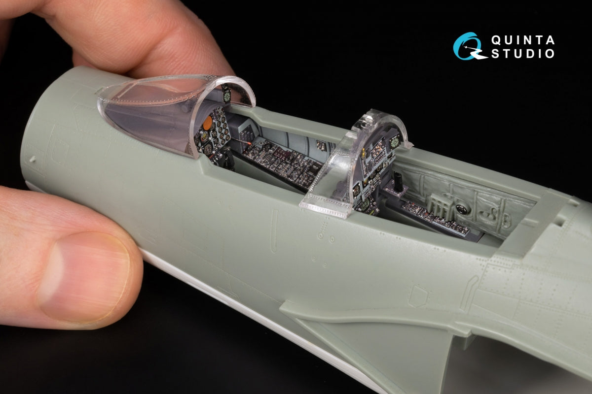 Quinta Studio QD+48486 F-4N Phantom II 3D-Printed &amp;amp; colored Interior on decal paper (Academy) (with 3D-printed resin parts) 1/48 – immagine 16