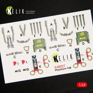 KELIK K48027 F-4B INTERIOR 3D DECALS FOR TAMIYA KIT 1/48 – image 3