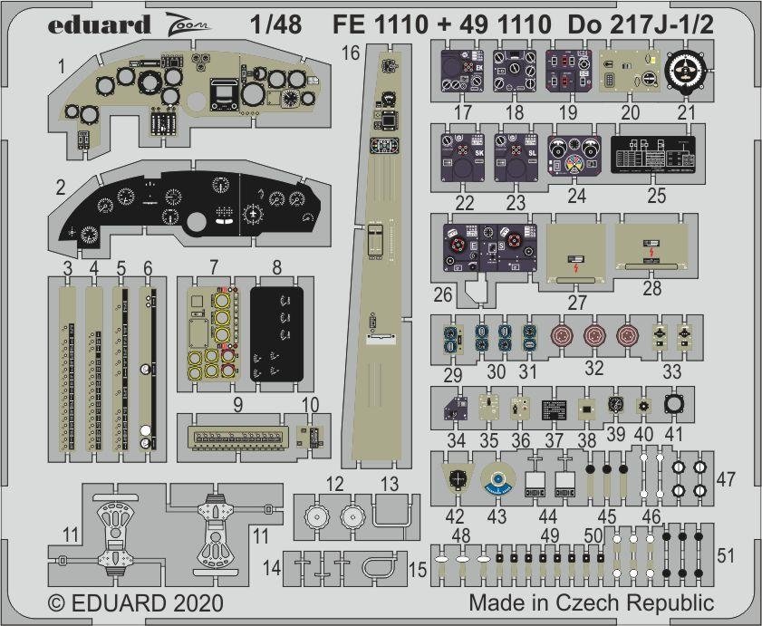 Eduard BIG49266 For 217J-1/2 1/48 ICM – image 6