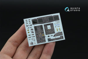 Quinta Studio QD35166 МН-60R Seahawk 3D-Printed &amp; coloured Interior on decal paper (Kitty Hawk) 1/35
