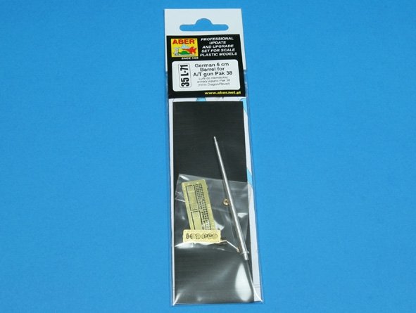 Aber 35L-071 Germ.5cm barrel for anti-tank gun Pak 38 1/35 – immagine 3