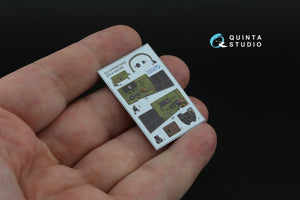 Quinta Studio QD72181 P-51D Mustang Early 3D-Printed &amp;amp; colored Interior on decal paper (Eduard) 1/72 – obrázek 4