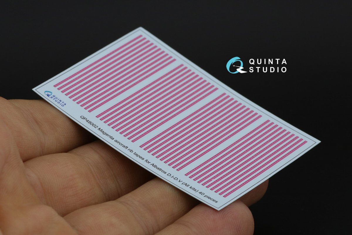Quinta Studio QP48002 Magenta rib tapes Albatros DI-DV 1/48 – Bild 7