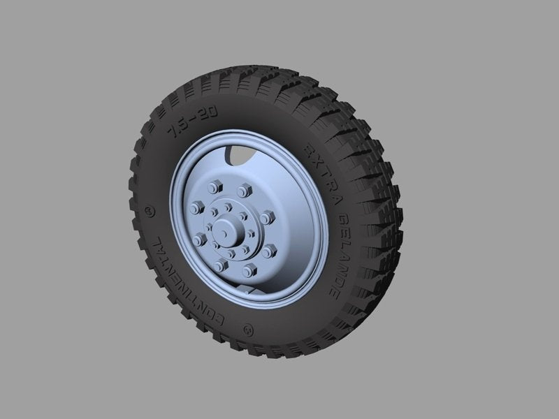 Panzer Art RE35-321 Mercedes LG 3000 road wheels (gelande pattern) 1/35 – image 2