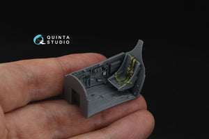 Quinta Studio QD48587 P-40E Warhawk 3D-Printed &amp;amp; colored Interior on decal paper (Eduard) 1/48 – image 5