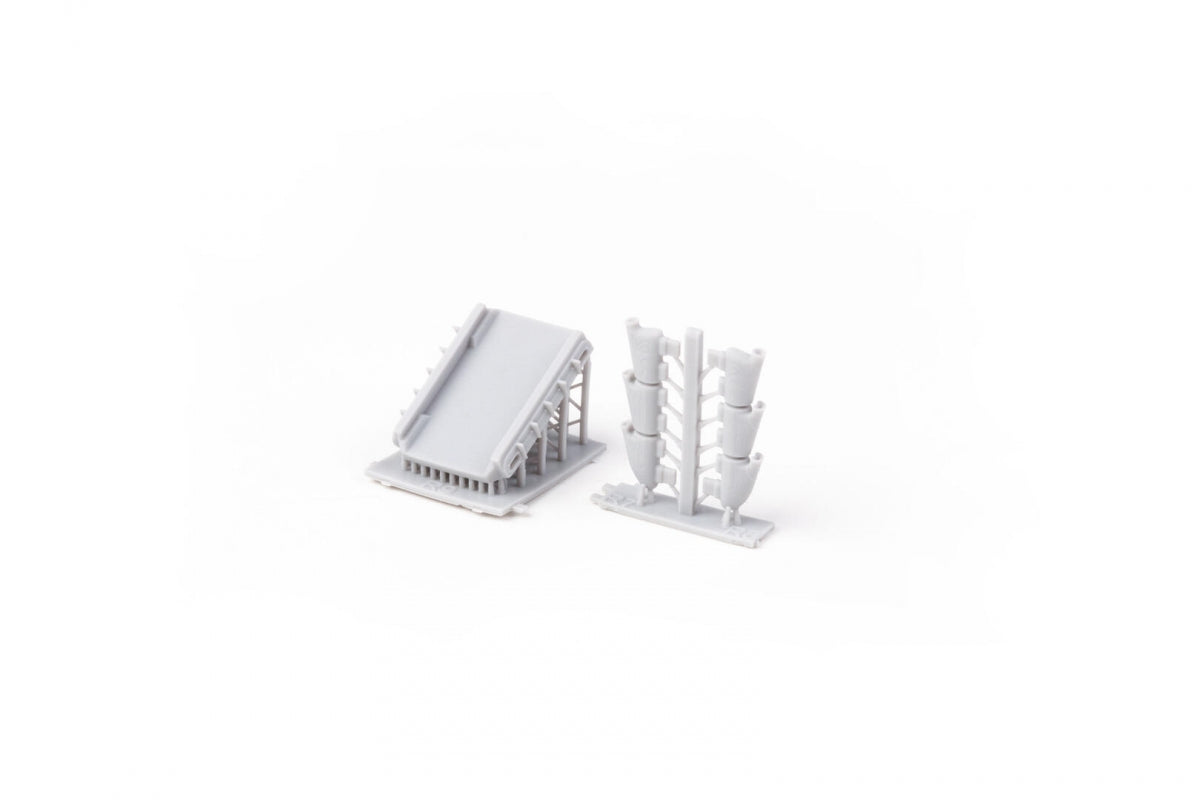 Eduard 672423 Spitfire Mk.I/II/V three-stacks exhaust rounded PRINT IBG 1/72